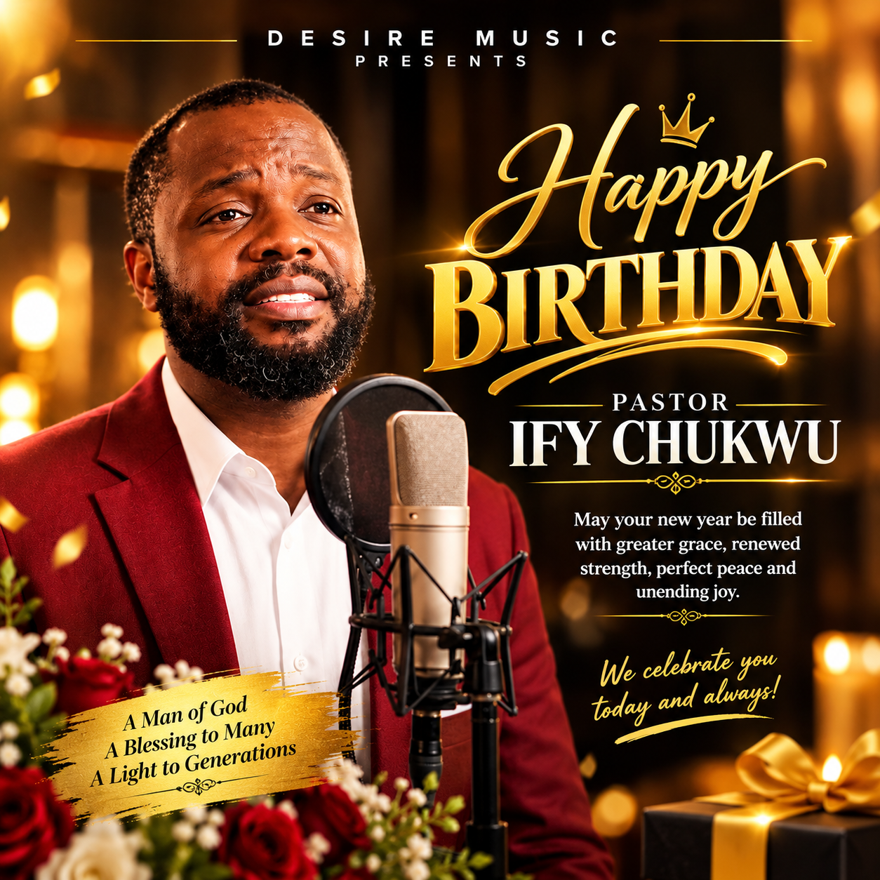 HAPPY BIRTHDAY - Min God's Desire